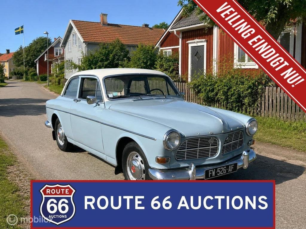 Volvo Amazon | 1965 | Route 66 Auctions, Auto's, Zwart, Bedrijf, Handgeschakeld, Overige carrosserie