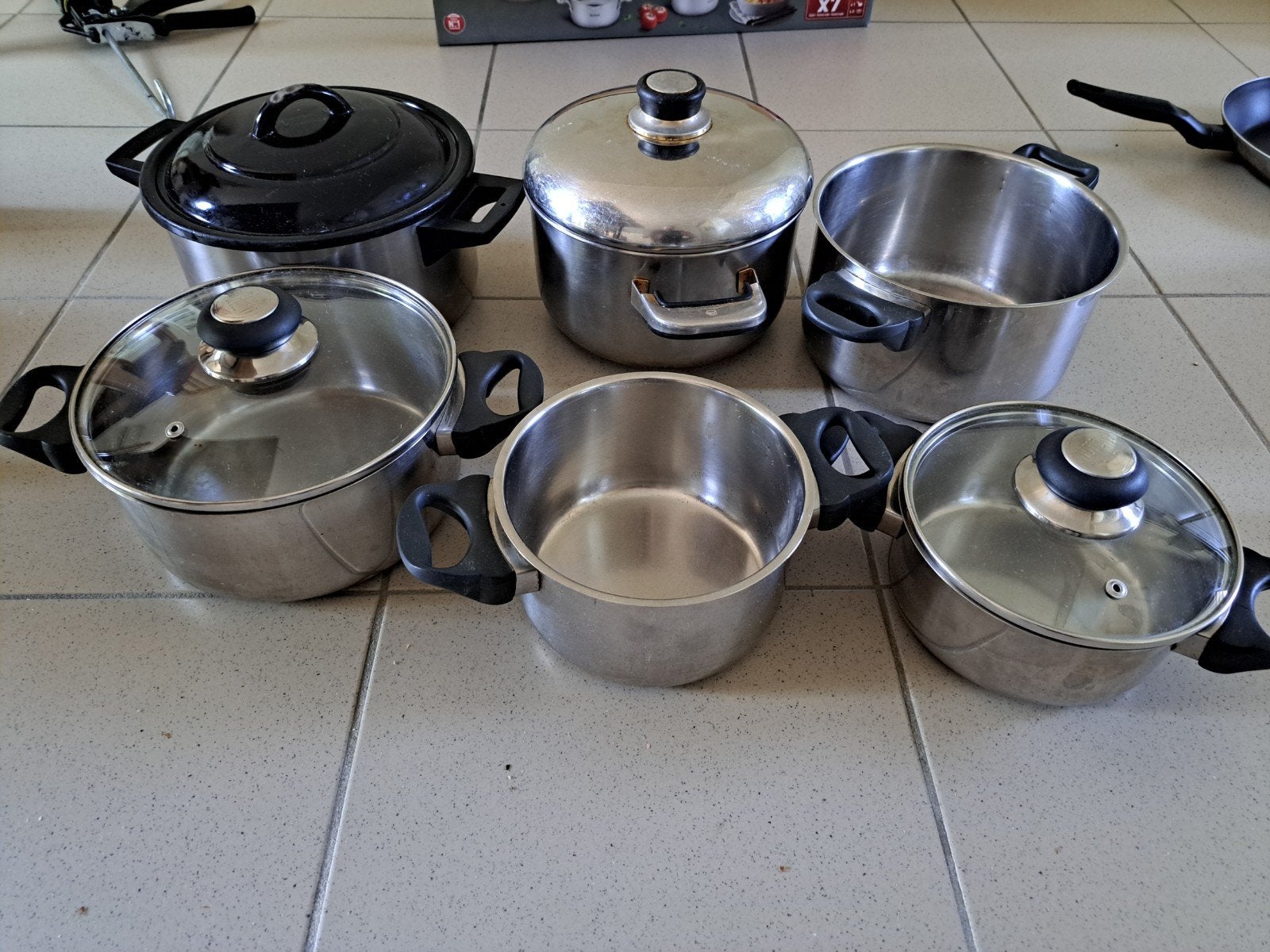 Pannen kookpoten rvs 18/10, Huis en Inrichting, Keuken | Potten en Pannen, Ophalen