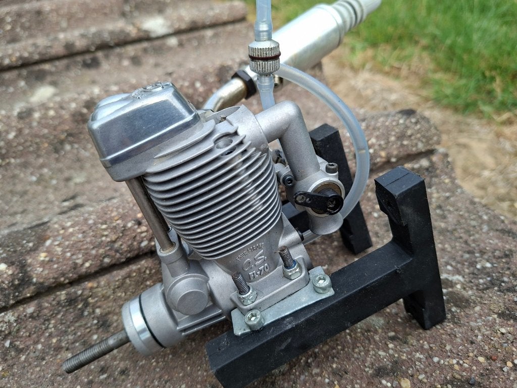 Moteur 4 temps OS FL70, Enlèvement, Comme neuf, Avion, Autres marques