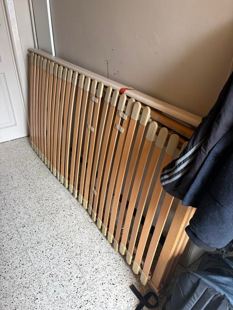 Verstelbare lattenbodem 90/200, Gebruikt, 90 cm, Eenpersoons, Ophalen of Verzenden