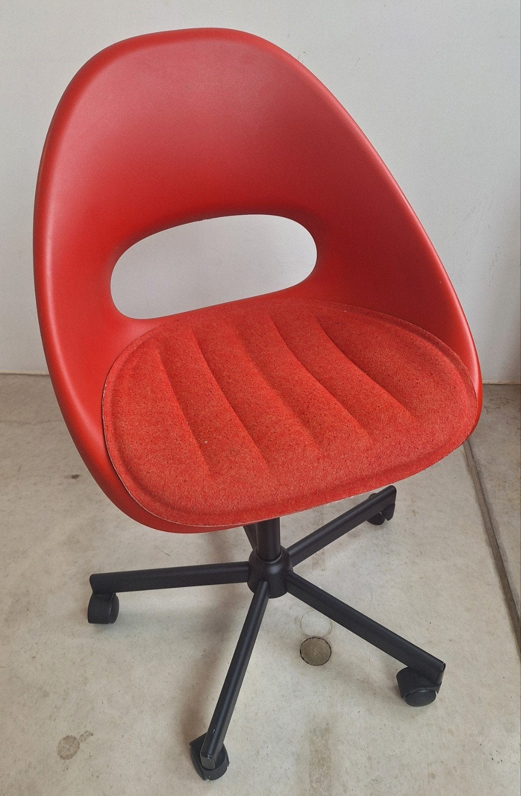 Fauteuil de bureau ajustable rouge, Maison & Meubles, Enlèvement, Utilisé, Rouge, Chaise de bureau
