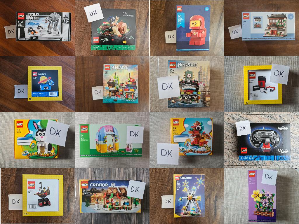 Grand lot de sets Lego - Tout ce qui est neuf dans une boîte, Neuf, Pièces supplémentaires incluses, Lego, Ensemble complet