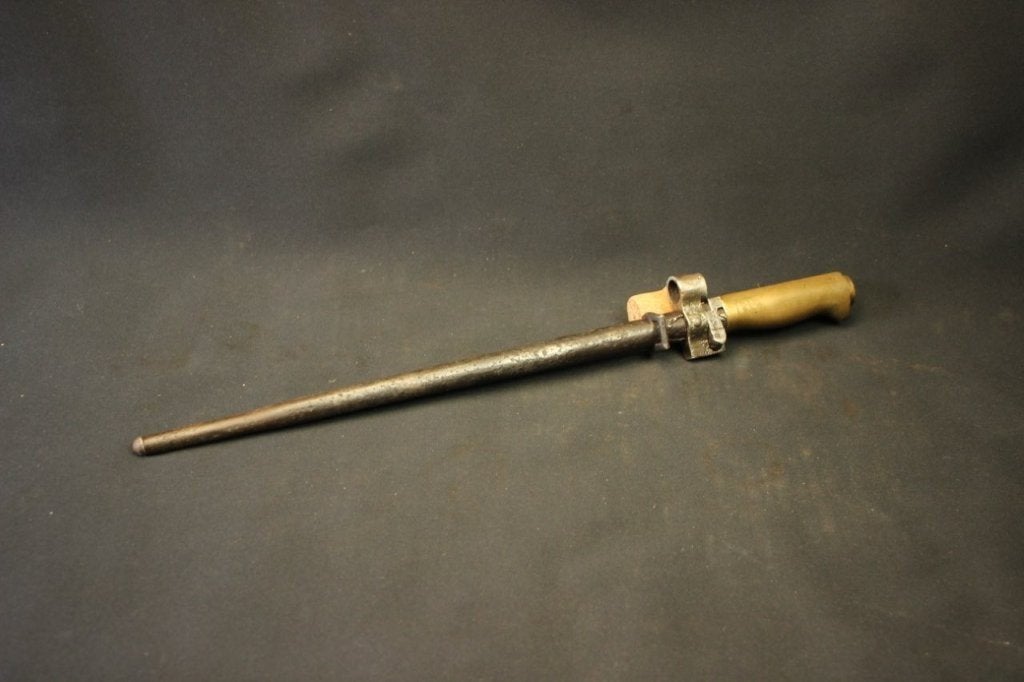WO1 Franse bajonet Lebel M 1886, ingekort met schede, Collections, Enlèvement ou Envoi