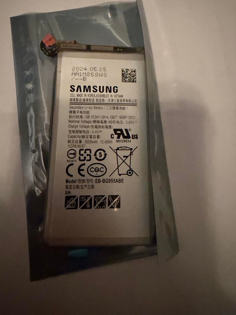 Batterie sumsung 8+, Ophalen