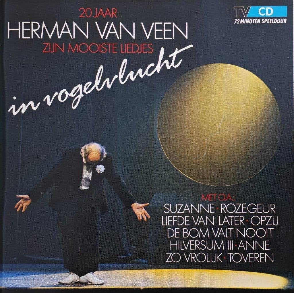 HARMAN VAN VEEN - In vogelvlucht (CD), Cd's en Dvd's, Cd's | Nederlandstalig, Ophalen of Verzenden, Zo goed als nieuw, Cabaret of Kleinkunst