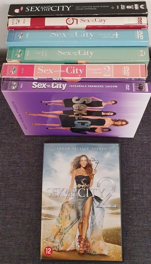 Intégrale de la Série Sex and the City DVD + film 2 (19 DVD), Enlèvement, Comme neuf, Comédie, Série complète
