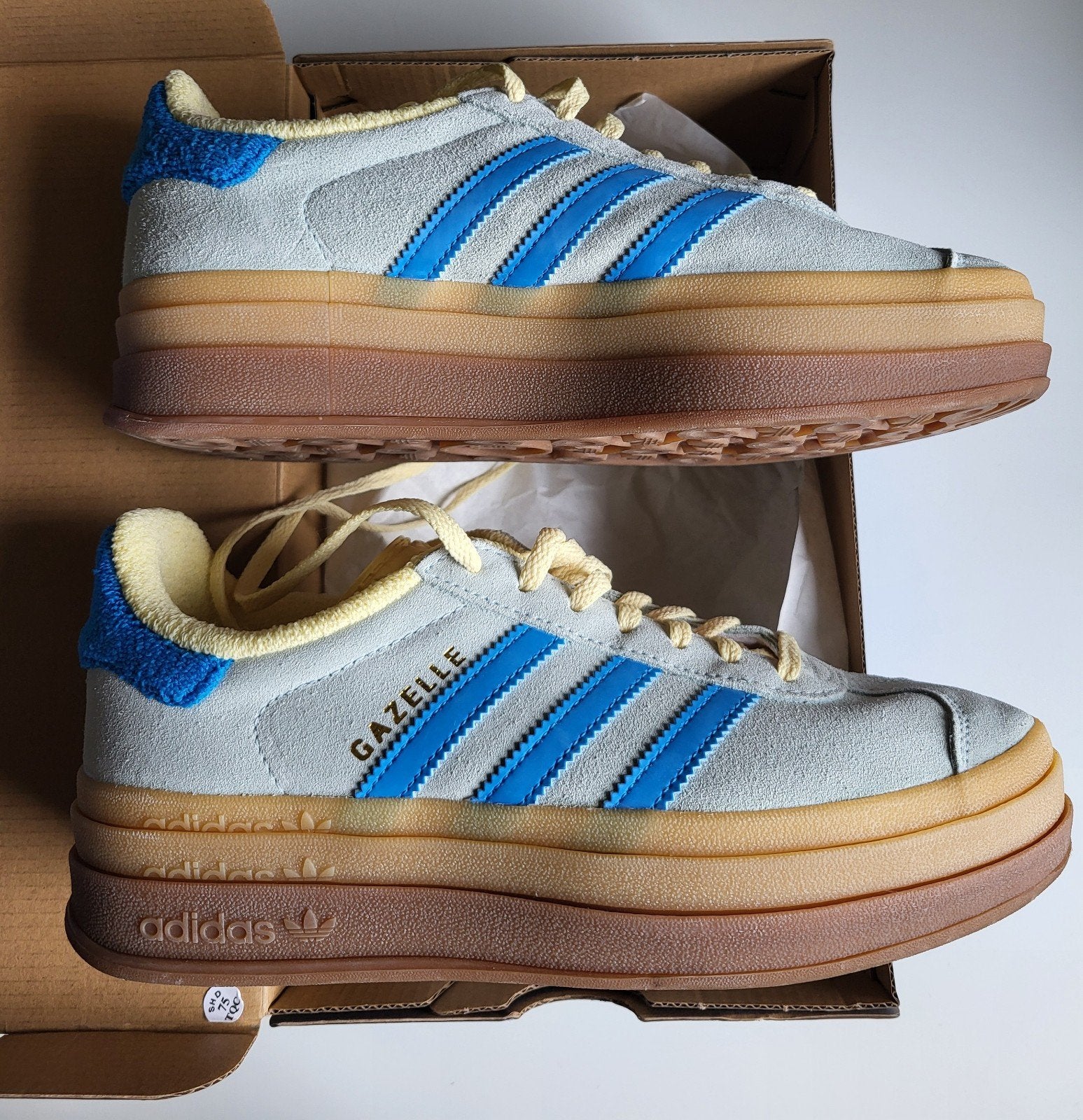 Adidas Gazelle bold blauw maat 39 1/3, prima, Vêtements | Femmes, Enlèvement ou Envoi, Adidas, Sneakers et Baskets, Comme neuf