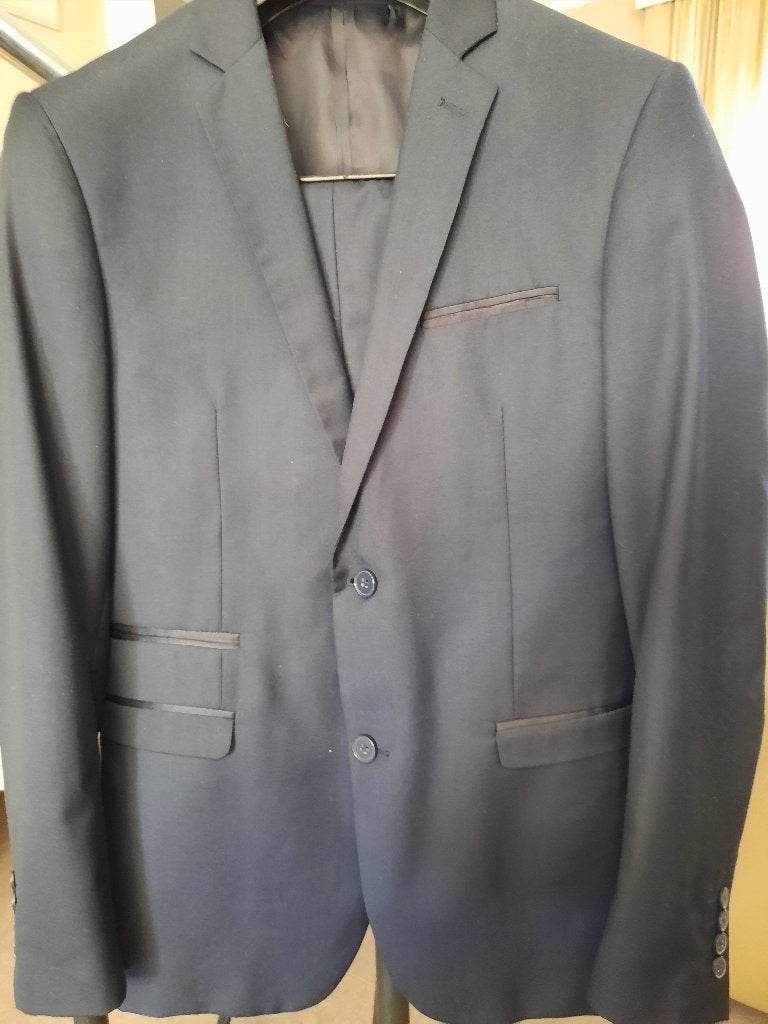 Costume bleu marine pour homme, Enlèvement ou Envoi, Porté, Taille 48/50 (M), Bleu