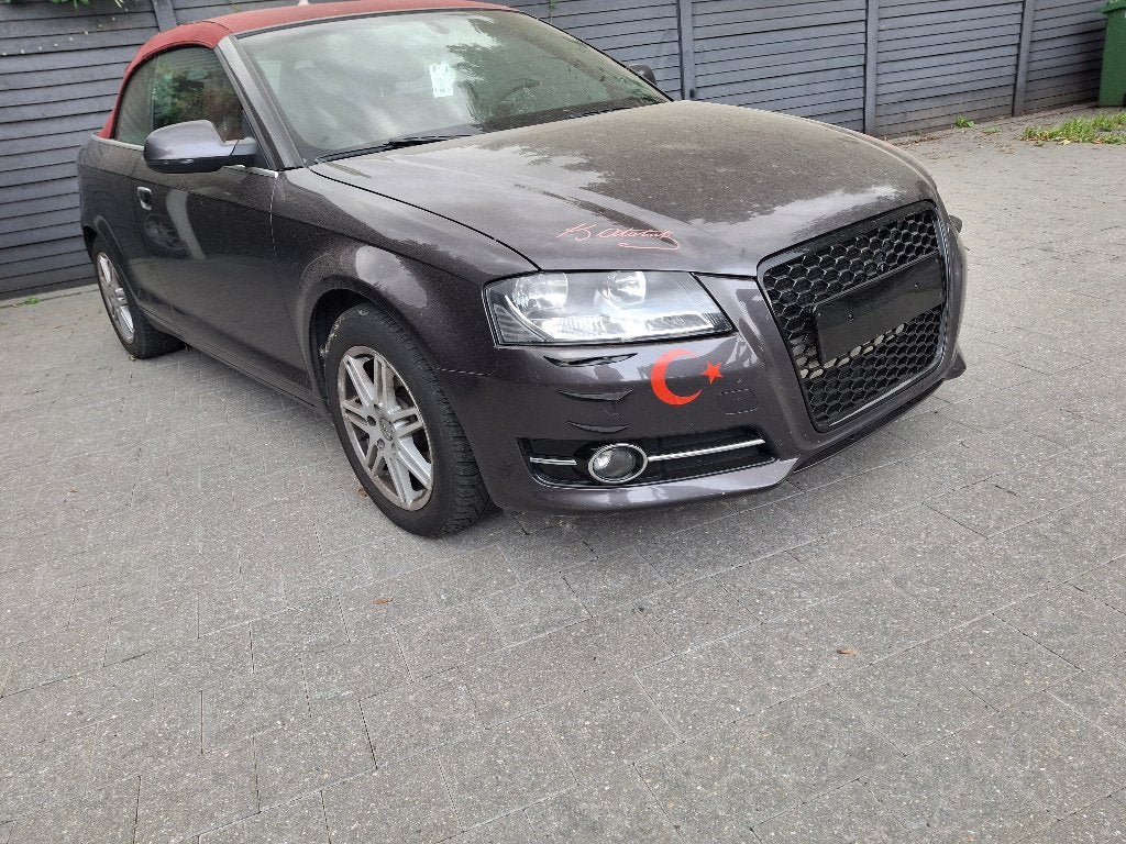 AUDI A3 CABRIOLET 16TDI  2013 EURO5 230000KM TEL0486693313, Auto's, Audi, Euro 5, Achterwielaandrijving, Cabriolet, Leder