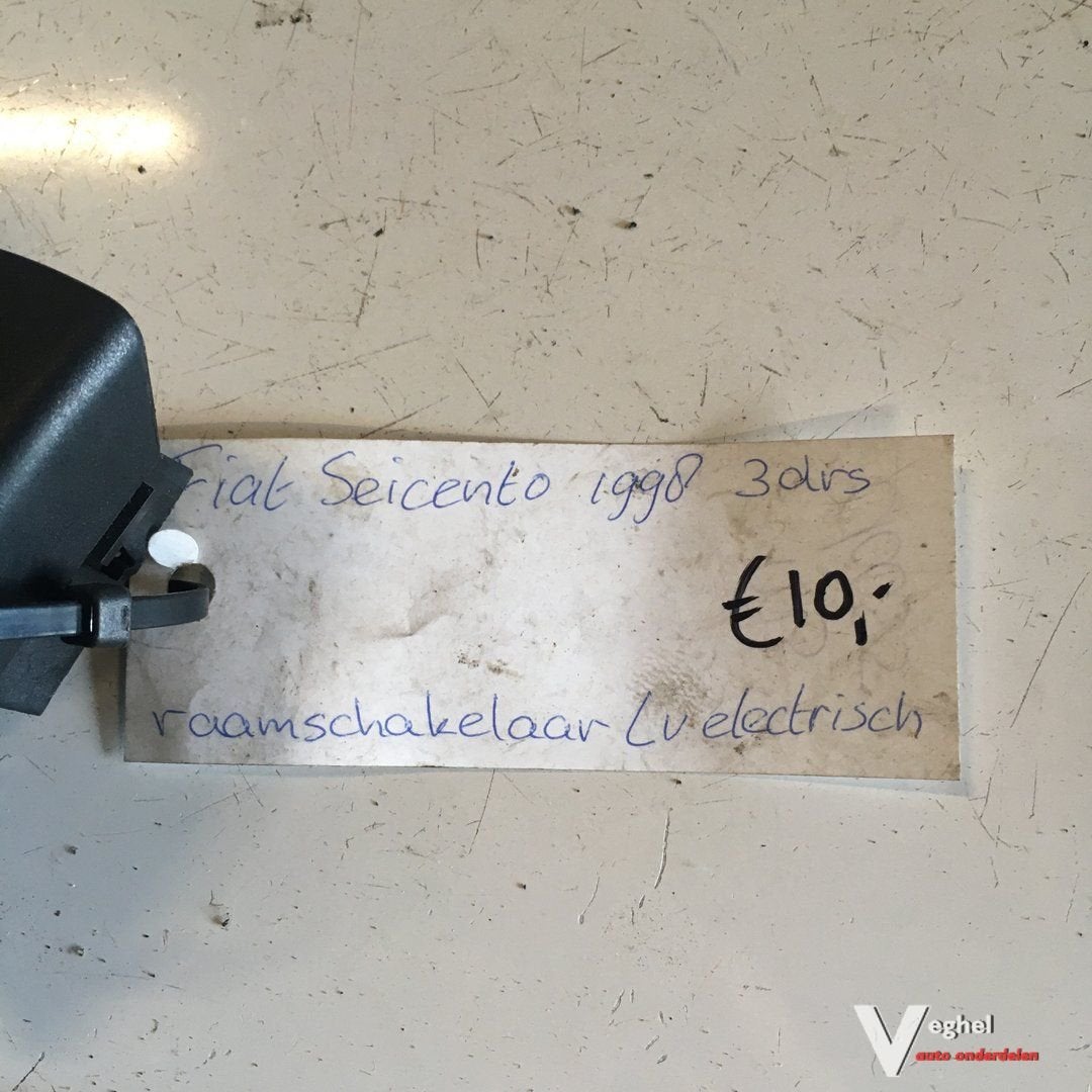 Fiat Seicento 1998 Raamschakelaar Linksvoor, Gebruikt, -, -, Ophalen of Verzenden