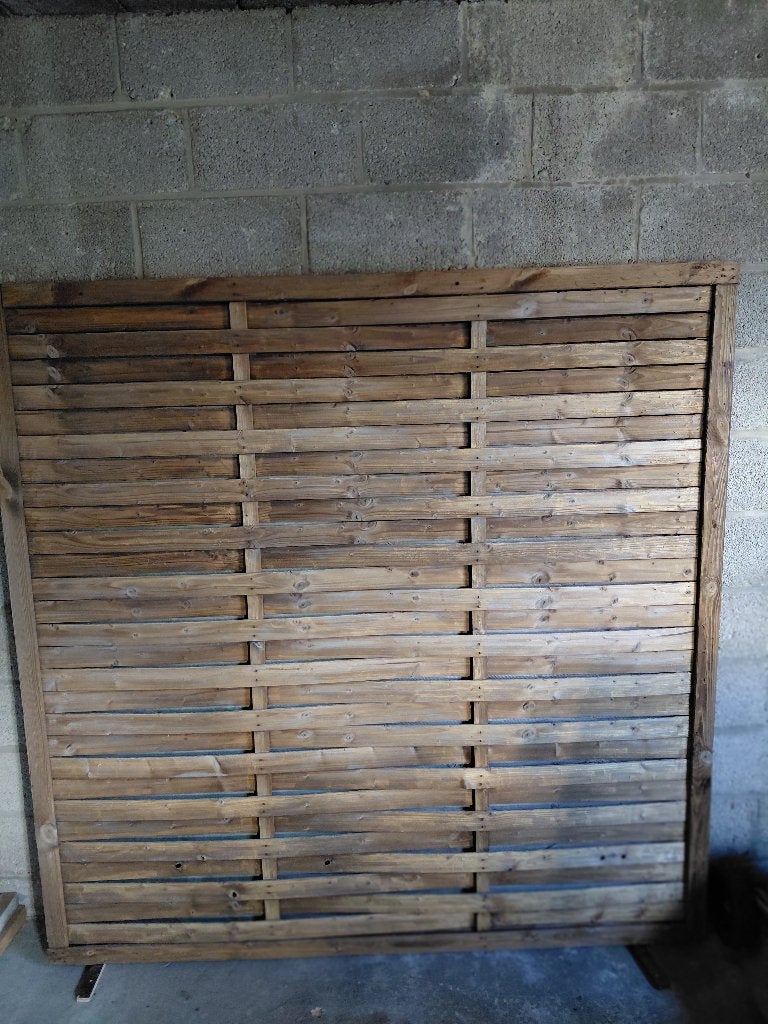 2 Tuinschermen (+ eventueel palen), Tuin en Terras, Tuinschermen, Ophalen, Gebruikt, 150 tot 200 cm, 150 tot 200 cm