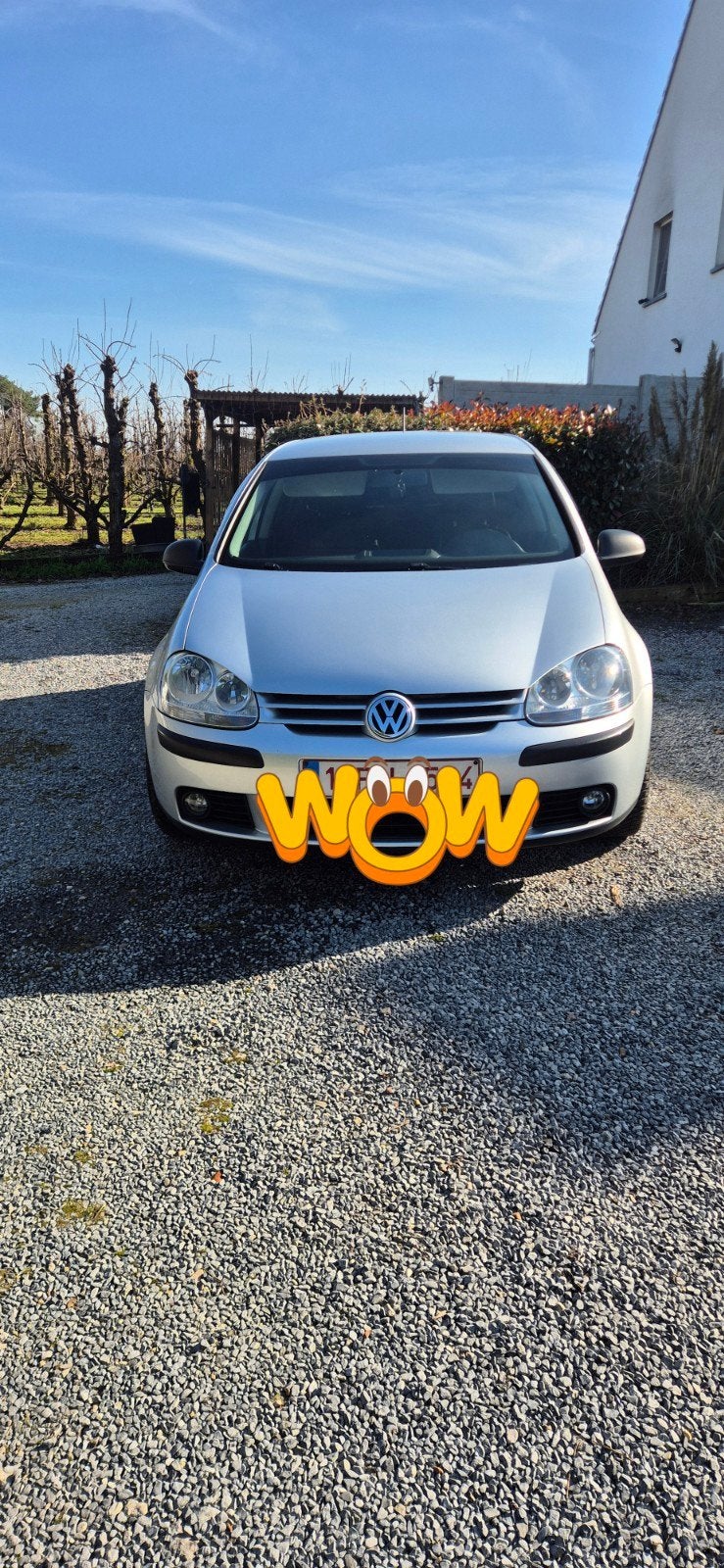 VW Golf 5, Auto's, Lederen bekleding, Te koop, Handgeschakeld, Diesel