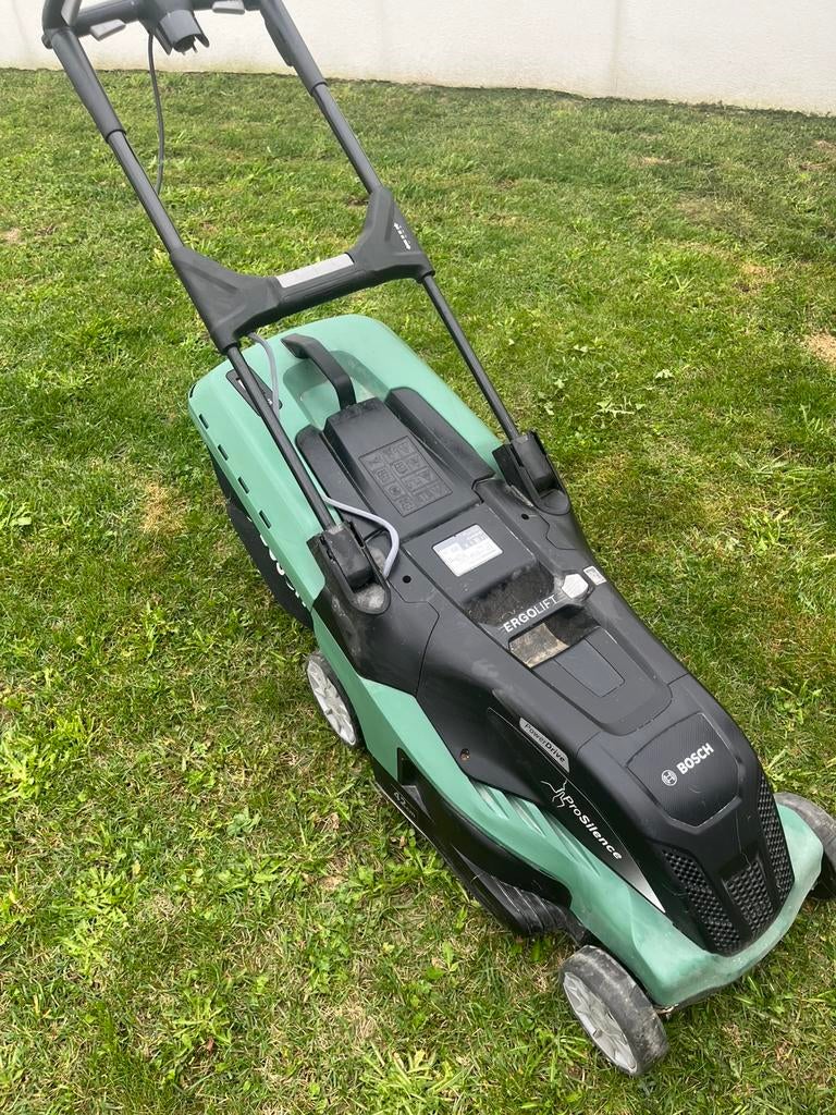 Tondeuse Bosch électrique, Jardin & Terrasse, Tondeuses à gazon, Enlèvement, Utilisé
