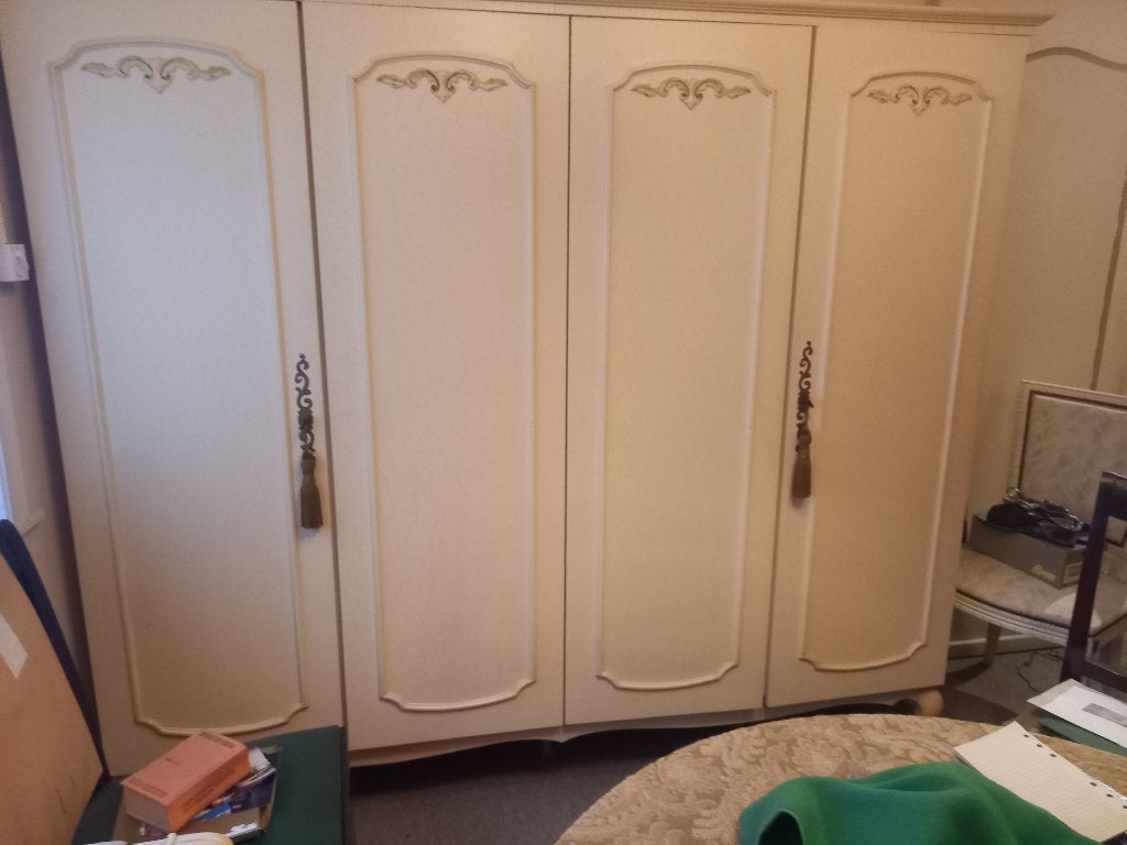 chambre 2 personnes avec matelas et sommier à lattes, Enlèvement, Utilisé, Deux personnes