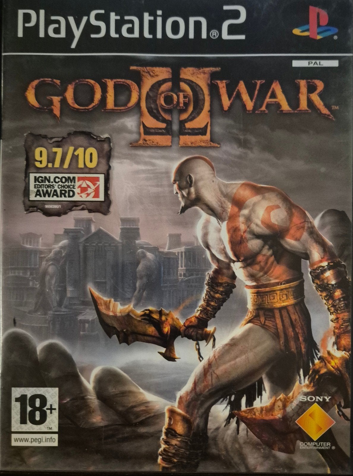 God of War II – PS2 – Originele Black Label PAL – Compleet, Ophalen of Verzenden, Gebruikt, Avontuur en Actie, Vanaf 18 jaar