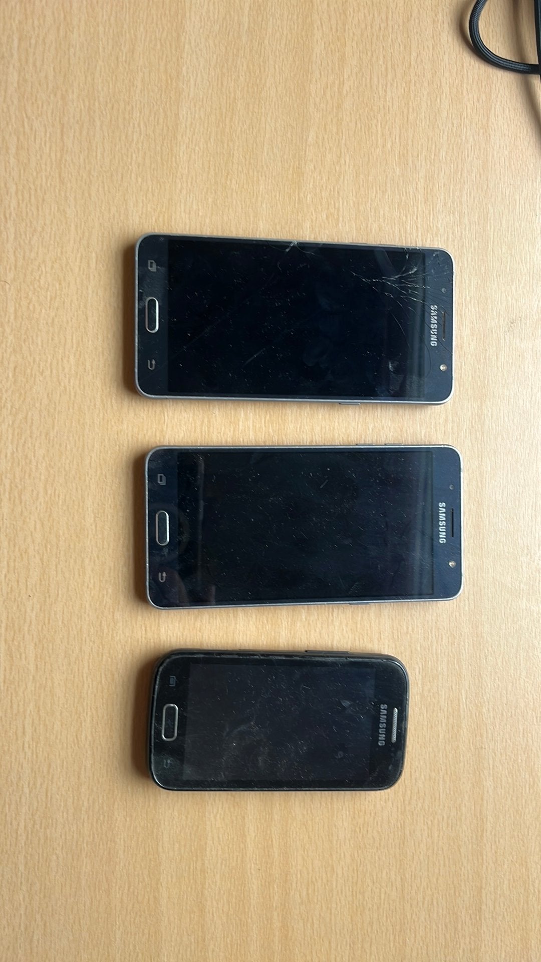 3 oude Samsung GSM’s te gebruiken voor onderdelen., Ophalen of Verzenden, Niet werkend