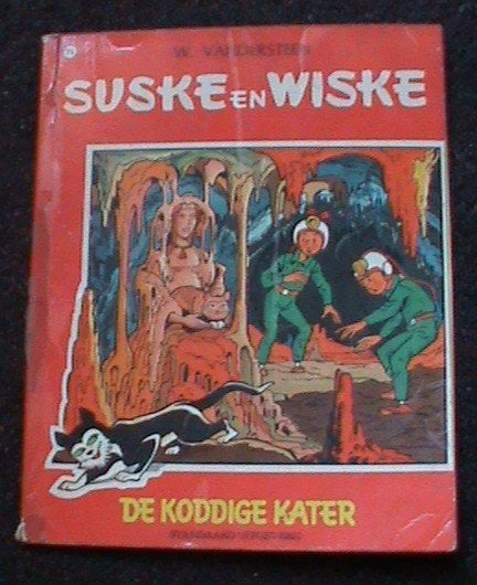 Suske en Wiske De koddige kater 1e Plastieke versie 1968, Boeken, Eén stripboek, Ophalen of Verzenden, Gelezen