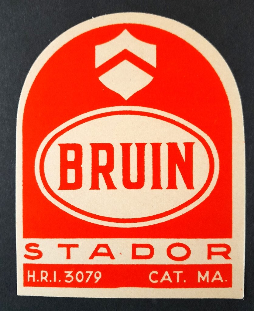 Etiquette. Brasserie Centrale Staden / Lion Tournai., Envoi, Utilisé, Autres types, Autres marques