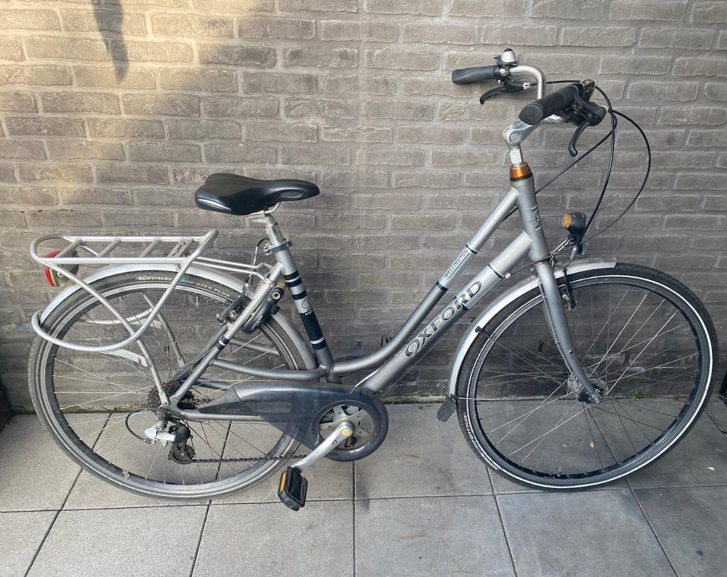 Aluminium damesfiets Oxford 28 inch in perfecte staat,8 vers, Enlèvement ou Envoi, Comme neuf, Vitesses