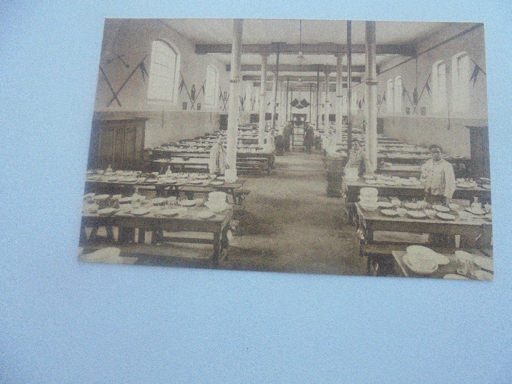 laeken - caserne D.T.C.A.-refter van de troupen, Envoi, 1920 à 1940, Non affranchie, Bruxelles (Capitale)