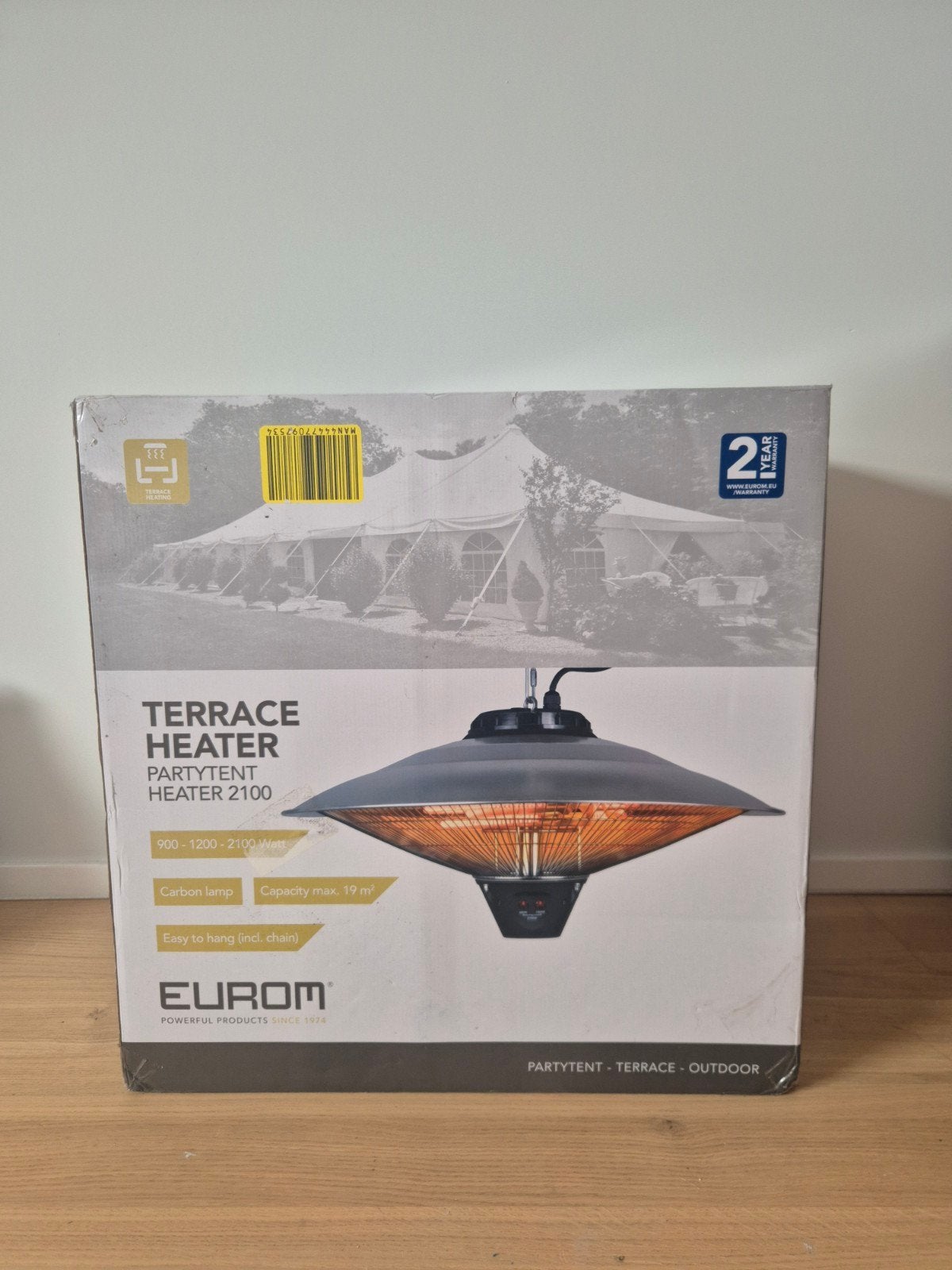 terras heather eurom 1200, Ophalen