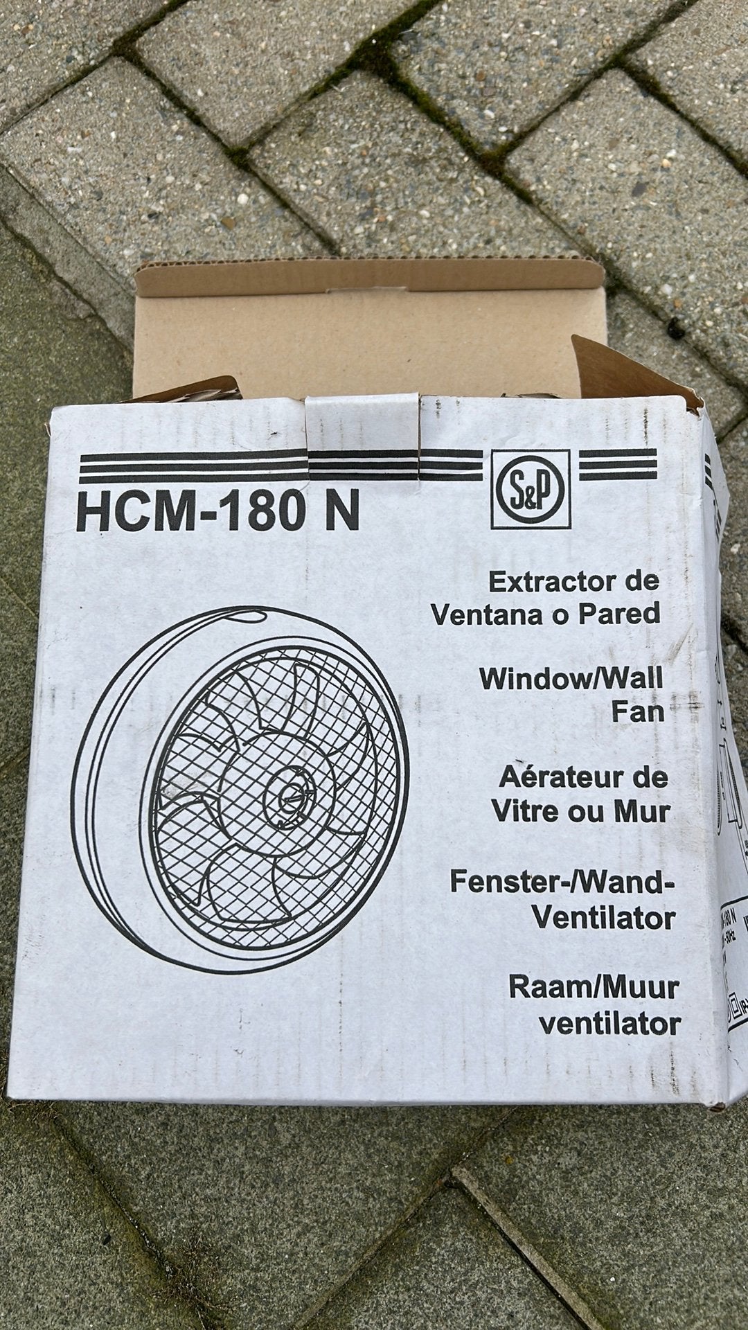 Raam/Muur ventilator, Ophalen of Verzenden, Zo goed als nieuw, Ventilator