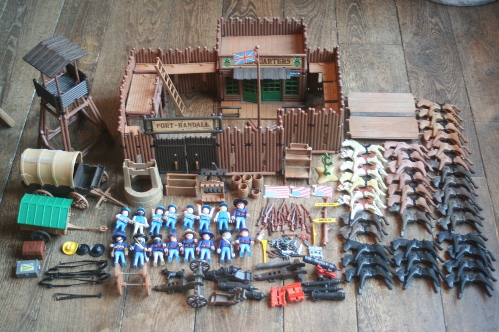 Playmobil clicky Fort Randall 3419 compleet + veel extra's, Kinderen en Baby's, Gebruikt, Complete set, Kasteel/Fort, Historisch