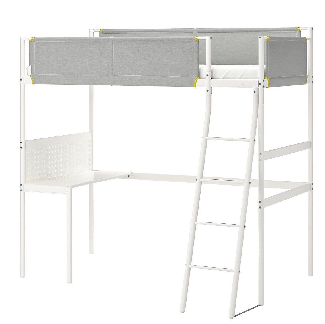 Hoogslaper Ikea met bureau, Huis en Inrichting, Ophalen, Zo goed als nieuw, Hoogslaper
