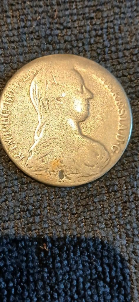Thaler zilver, keizerin Maria Theresa van Oostenrijk., Ophalen of Verzenden, Zilver, Zilver