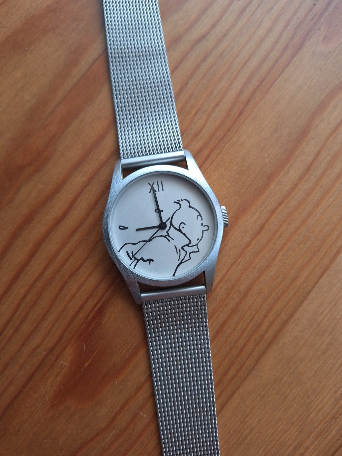 Kuifje horloge, Ophalen, Staal, Staal