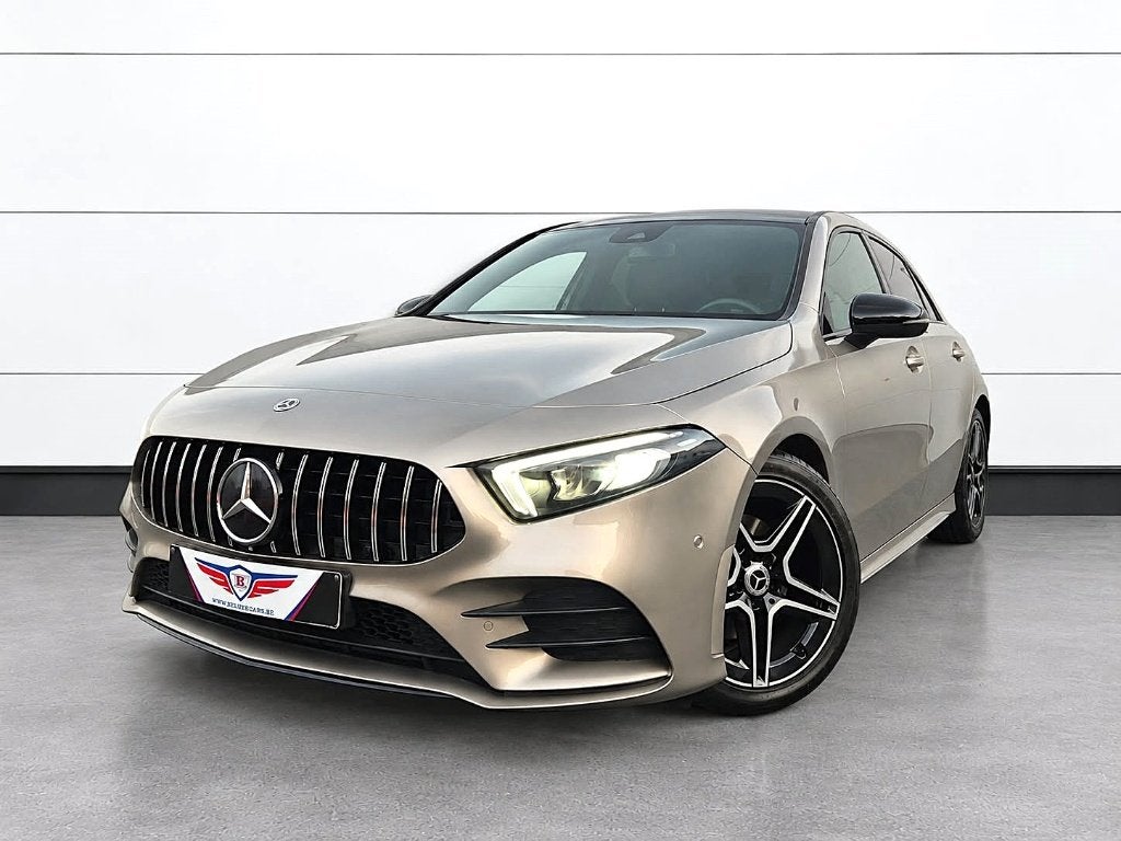 MERCEDES-BENZ A180d*AMG*SEDAN*LED*XENON*CUIR*CLIM*GPS*CAMERA, Achat, Entreprise, Volant multifonction, Noir