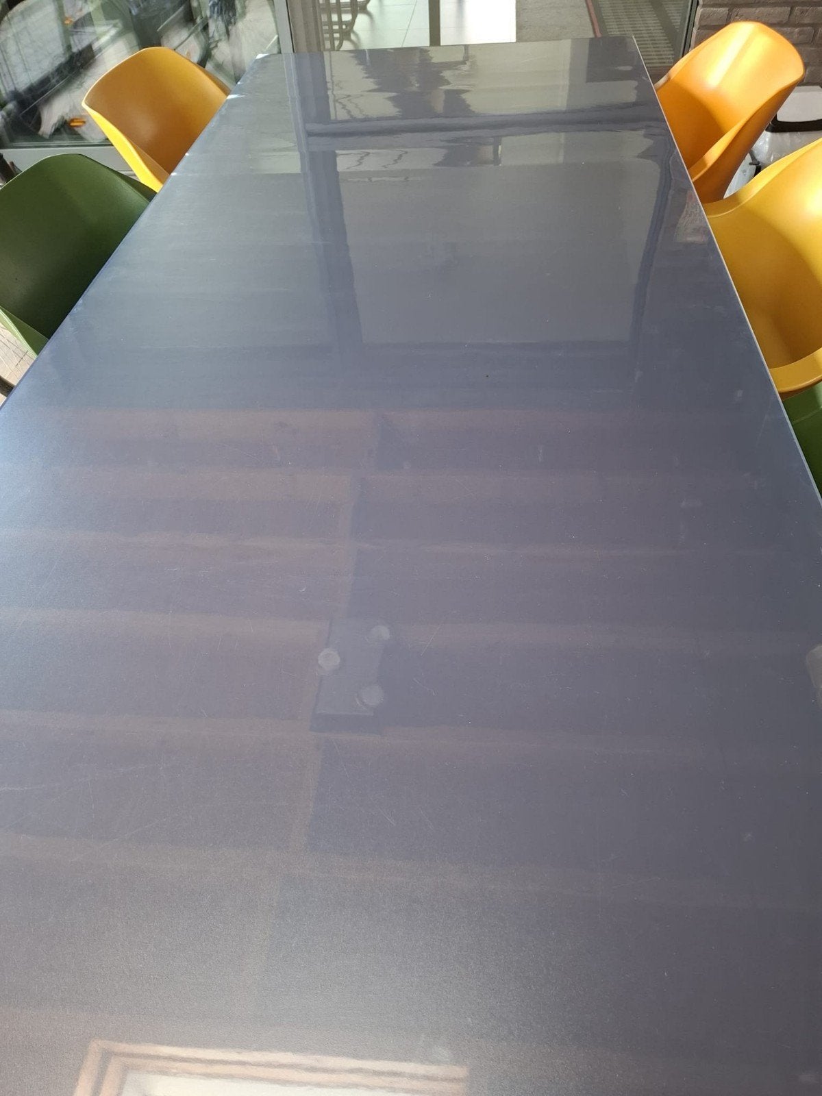 Transparant tafelzeil 240 - 100 cm, Huis en Inrichting, Tafelzeil, Ophalen