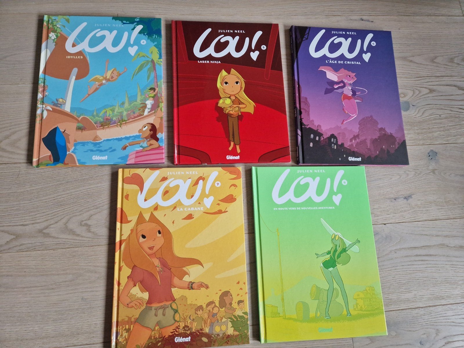 5 BD Lou tome 4,5,6,7,8 Excellent état, Enlèvement