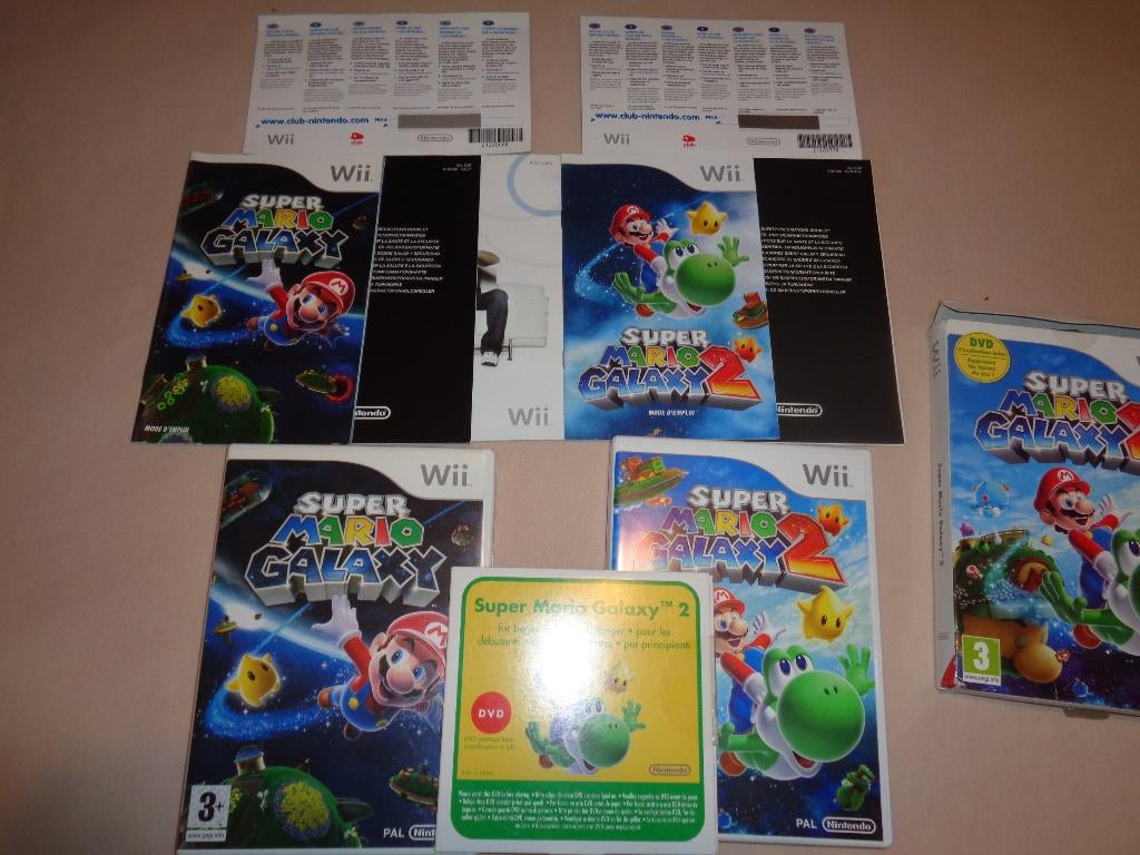 wii pack super mario galaxy 1 et 2, Ophalen, Gebruikt