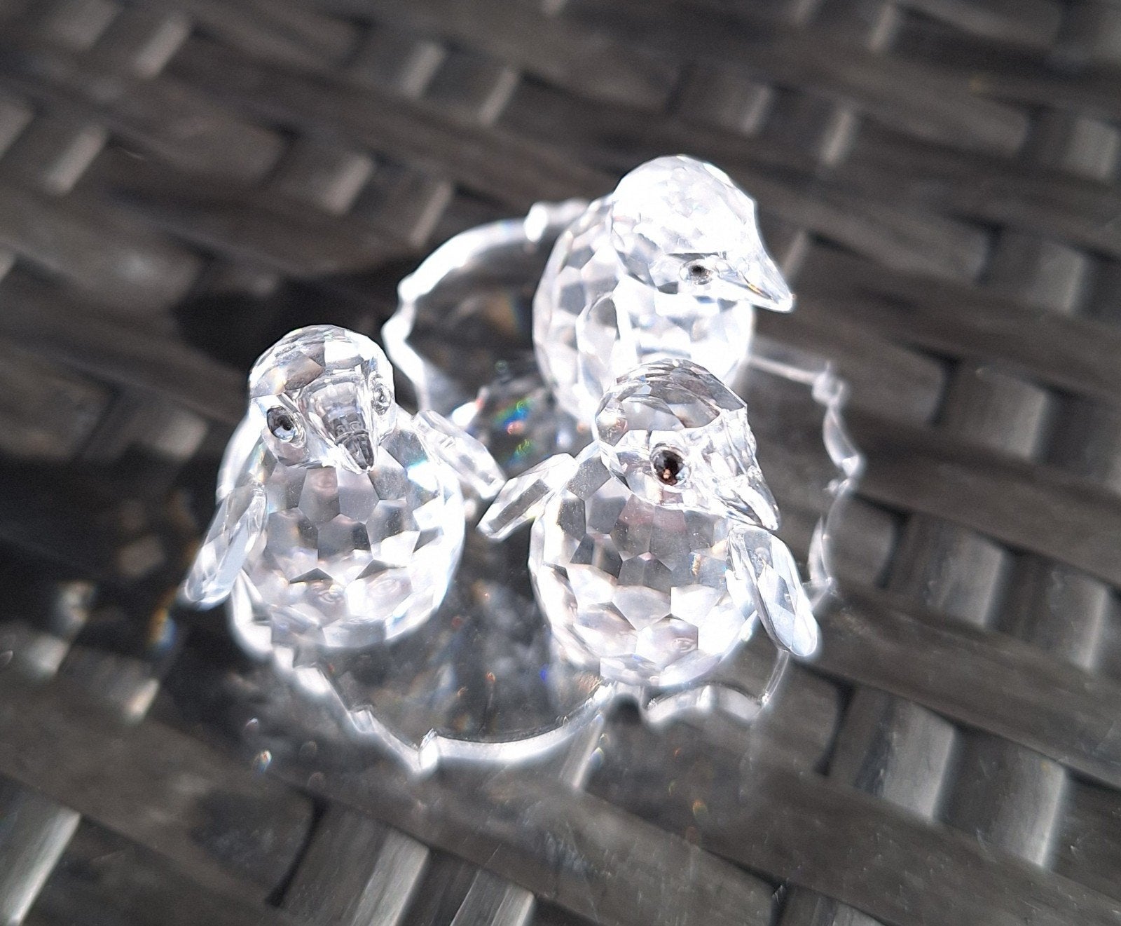 Pinguïns baby's set van 3 Swarovski, Ophalen
