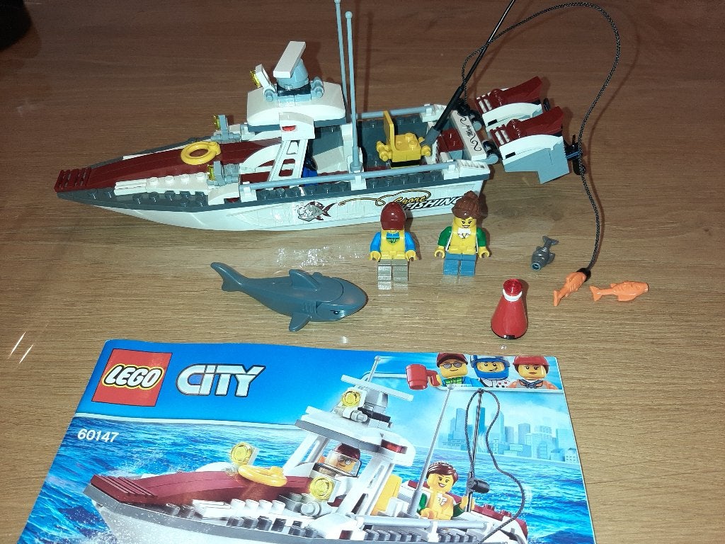 Ensemble de bateaux de pêche LEGO City 60147, City, Enlèvement ou Envoi, Lego, Ensemble complet