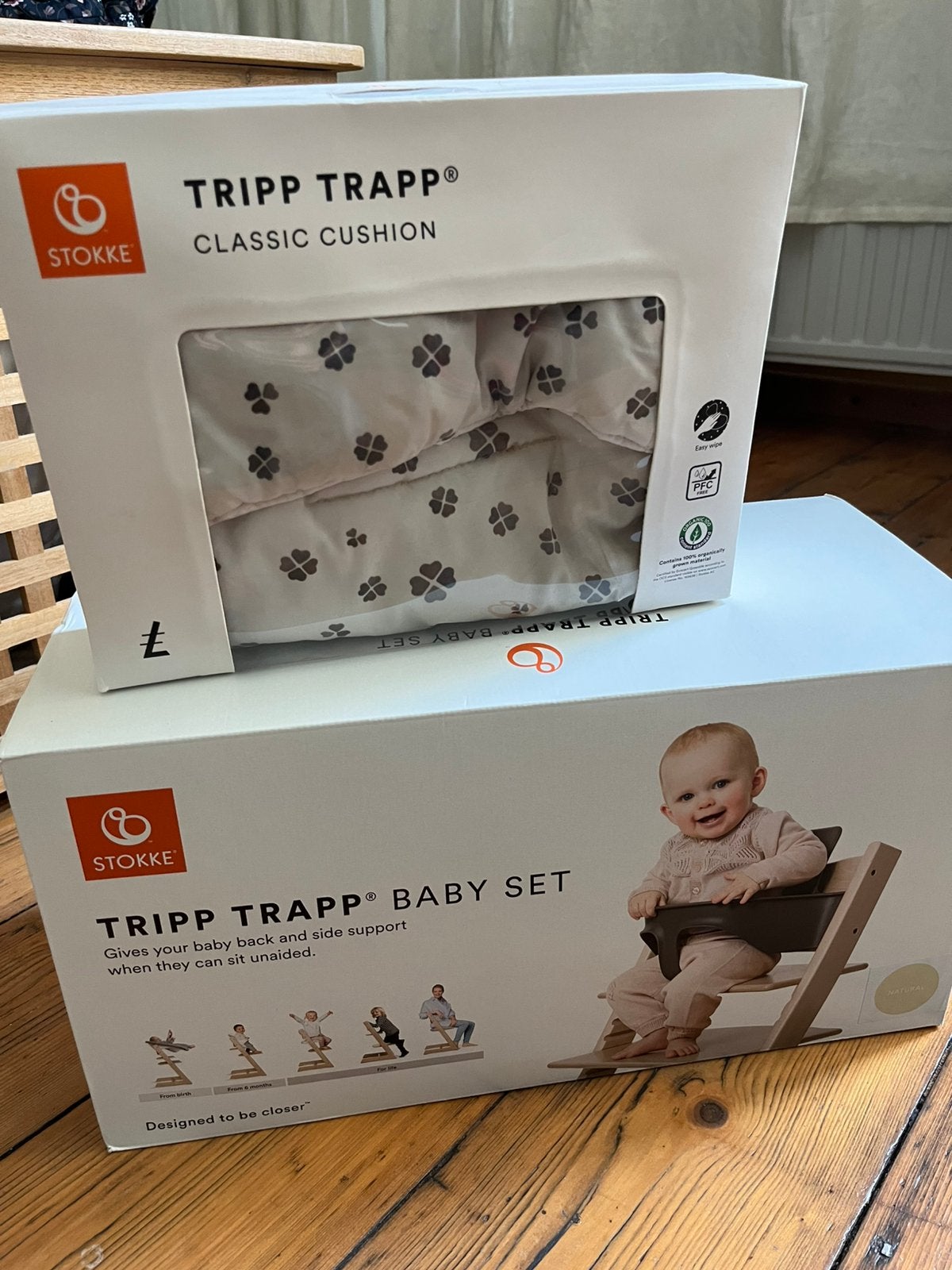 Tripp trapp baby set + classic cushion, Kinderen en Baby's, Ophalen, Gebruikt
