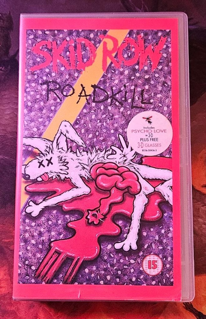 Skid Row - Roadkill (VHS collector 1993), Cd's en Dvd's, Ophalen, Vanaf 16 jaar, Muziek en Concerten, VHS