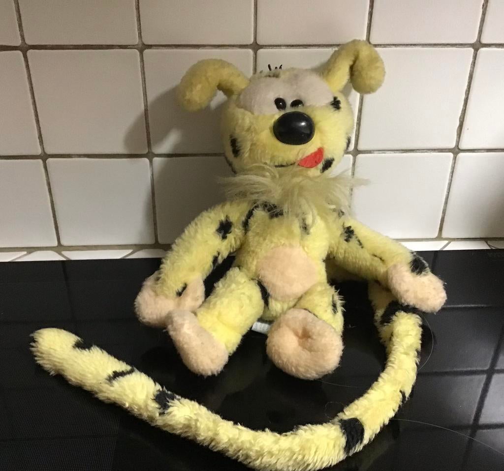 Marsupilami vintage knuffel 1988 Marsu, Ophalen of Verzenden, Gebruikt