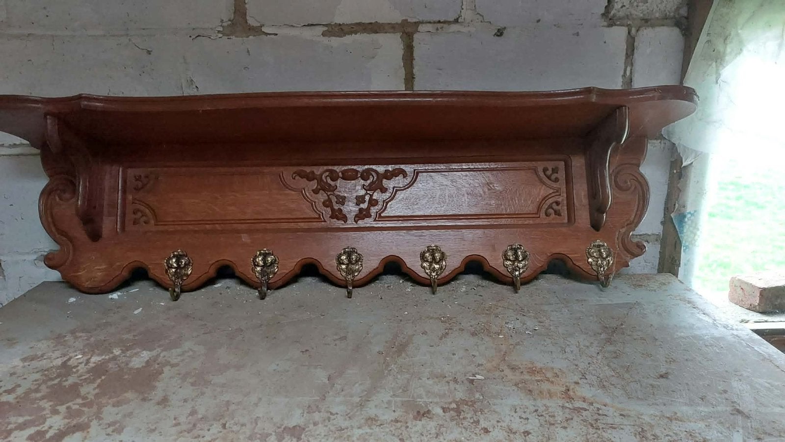 Vintage eikenhouten Kapstokken, Ophalen of Verzenden, Zo goed als nieuw