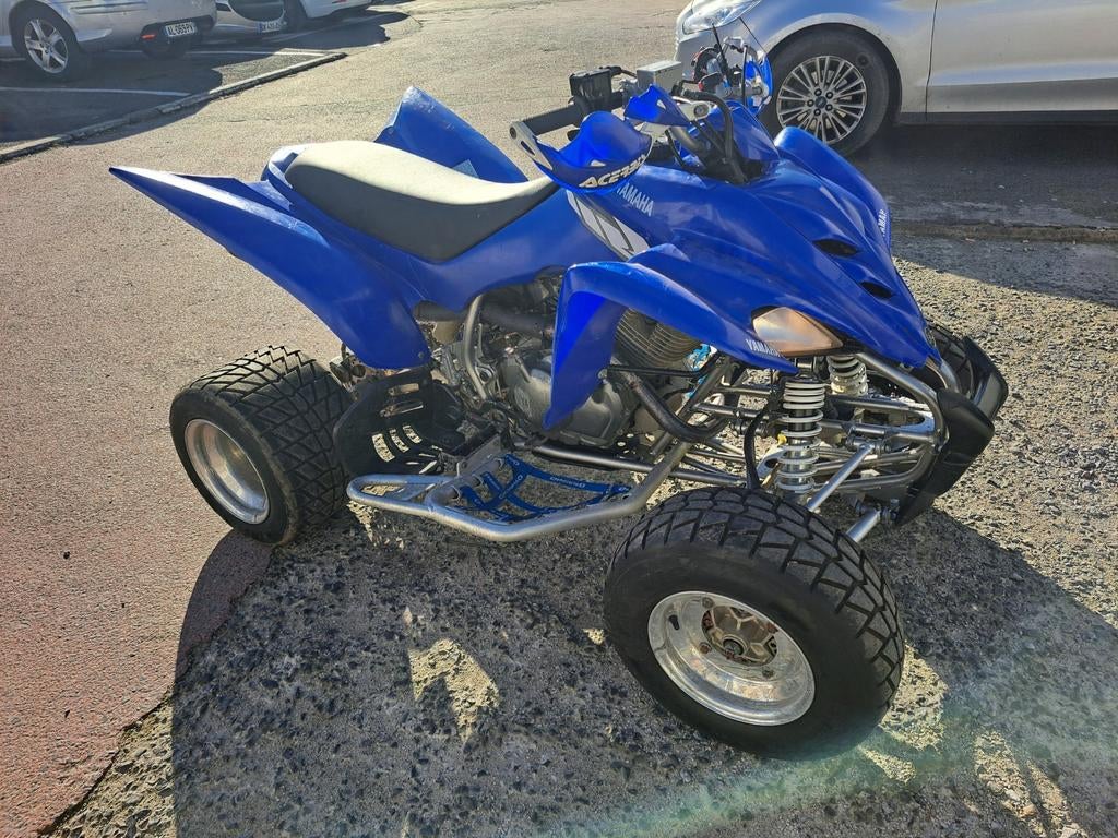Quad Yamaha Raptor 350 goedgekeurd, uitgerust met inruil mog