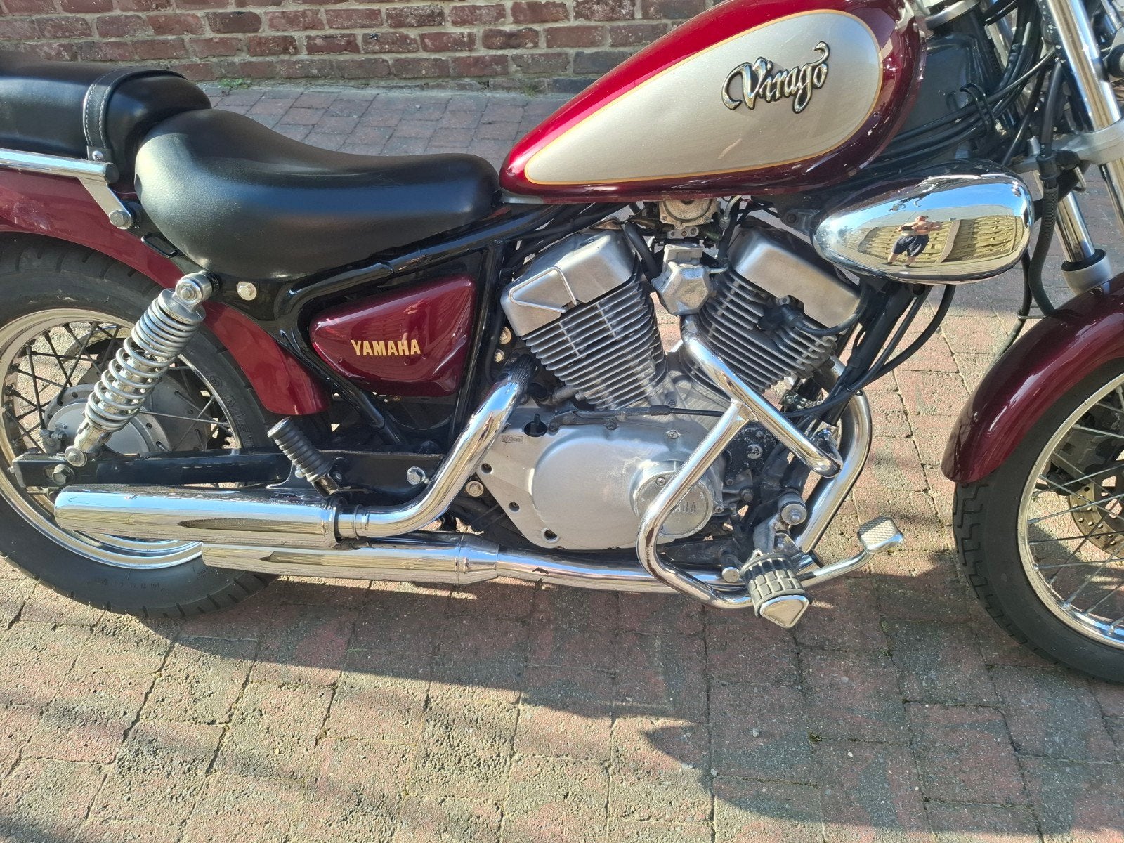 Yamaha  virago 125cc, Fietsen en Brommers, Ophalen, Yamaha, 125 cc, Zo goed als nieuw