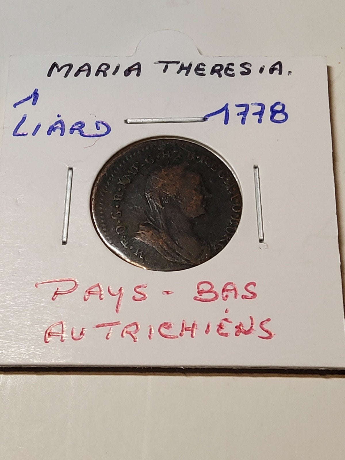 pays-bas autrichiens, Postzegels en Munten, Ophalen of Verzenden, Geboorte of Huwelijk, Overig, Losse munt