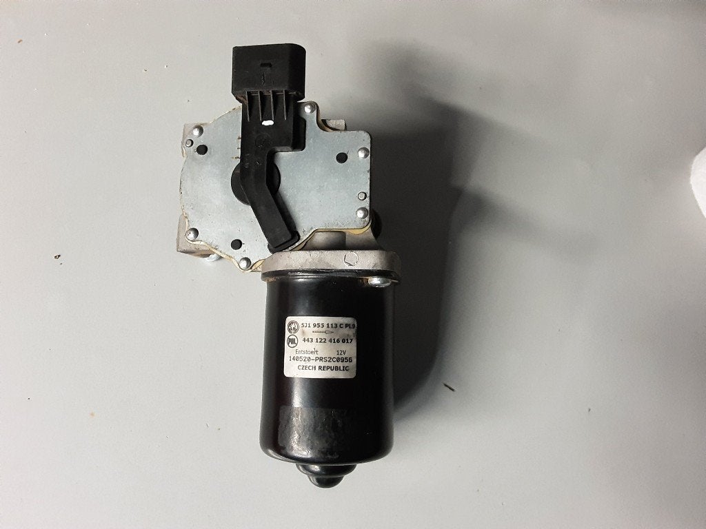 MOTEUR ESSUIE-GLACE AVANT Skoda Fabia II Combi (5J1955113C), Utilisé, Skoda