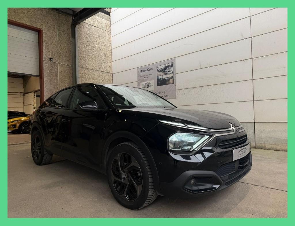 Citroen NEW-C4 1.2 Shine S&S EAT8 Automaat *Ful Option*, Auto's, Citroën, Automaat, Leder en Stof, Zwart, 5 zetels