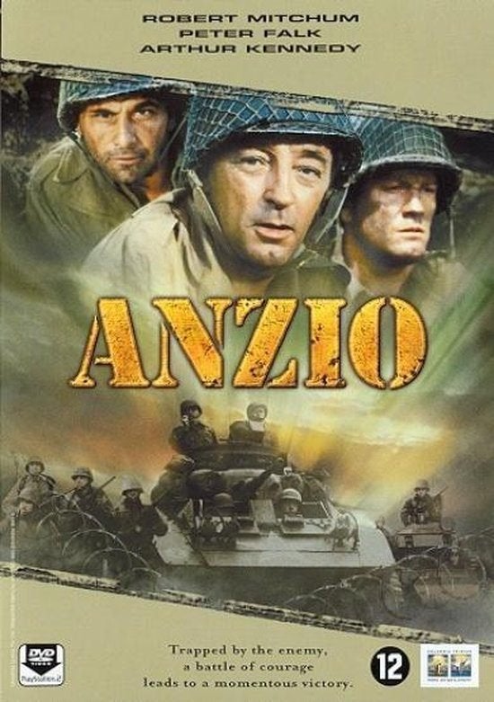 Anzio met Robert Mitchum, Peter Falk, Robert Ryan. 2 euro., CD & DVD, DVD | Classiques, Enlèvement ou Envoi, 1960 à 1980, À partir de 12 ans