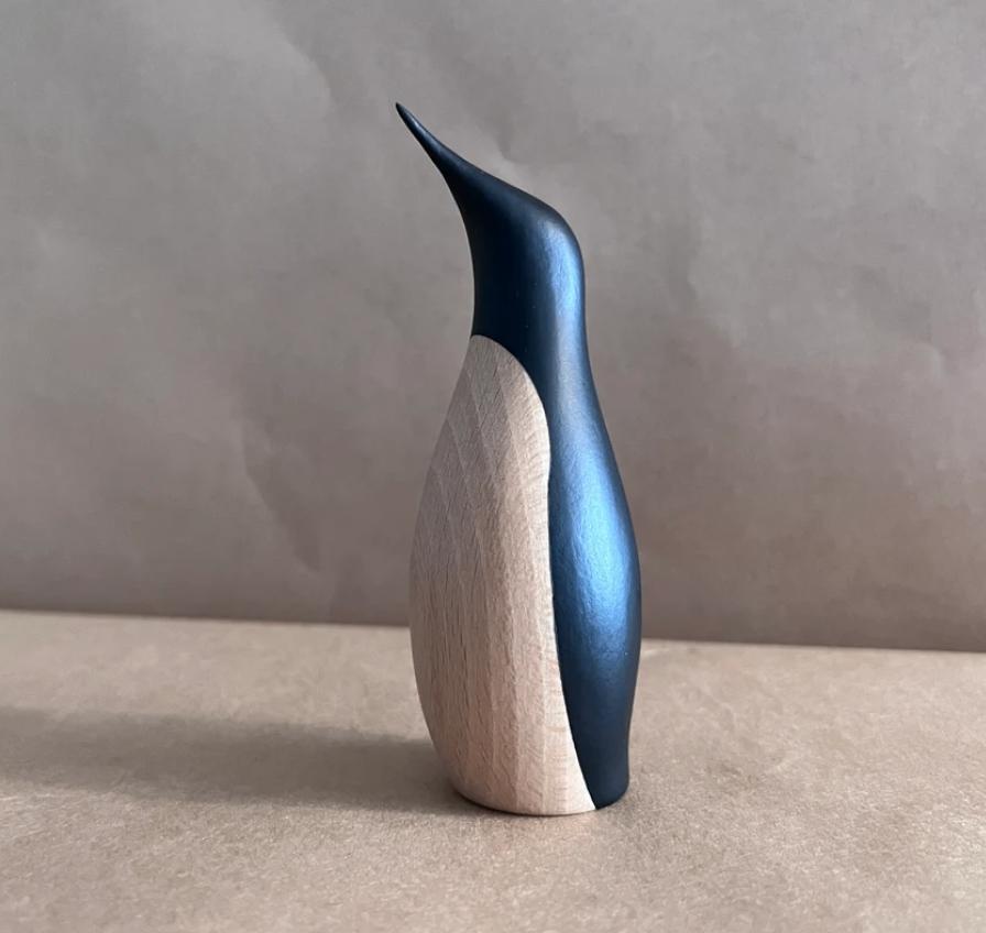 Architectmade Hans Bunde Penguin beuken Large, Antiek en Kunst, Ophalen of Verzenden