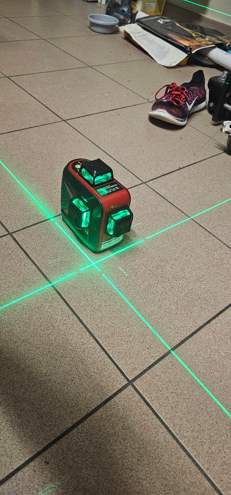 Laser Futech groen 3d multicross compact, Ophalen, Zo goed als nieuw