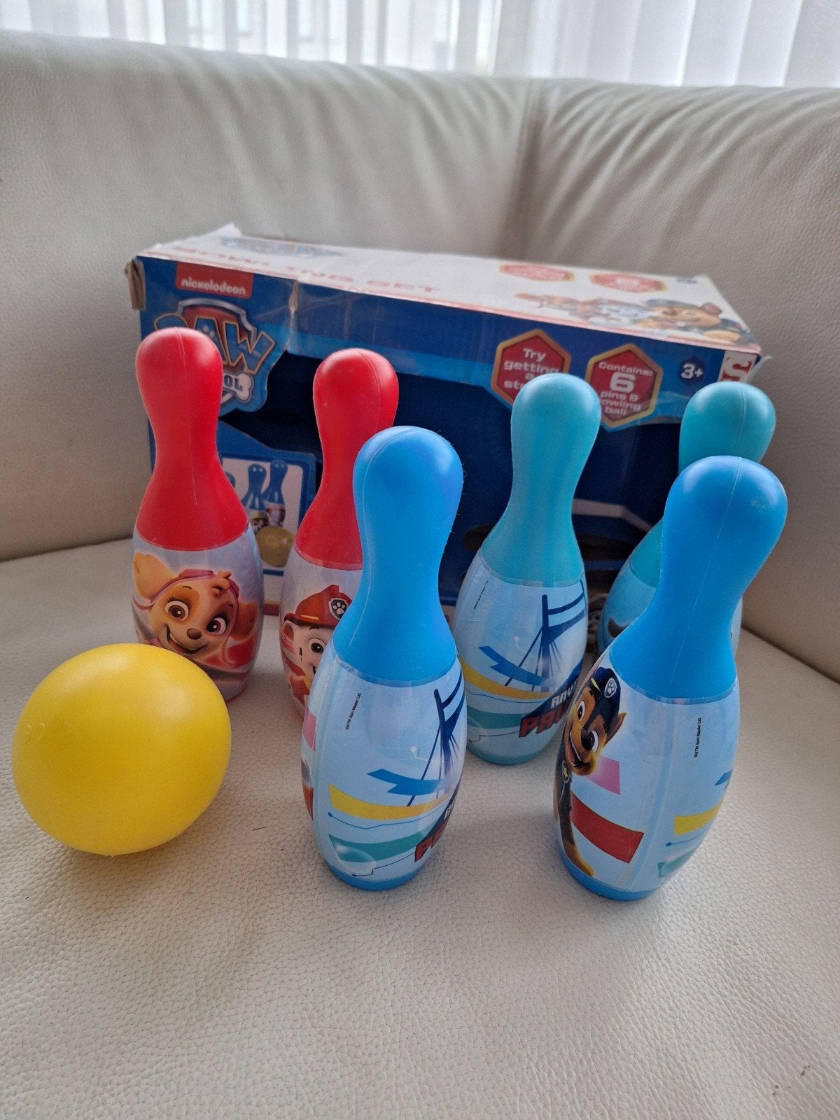 Paw Patrol bowling set, Ophalen, Gebruikt