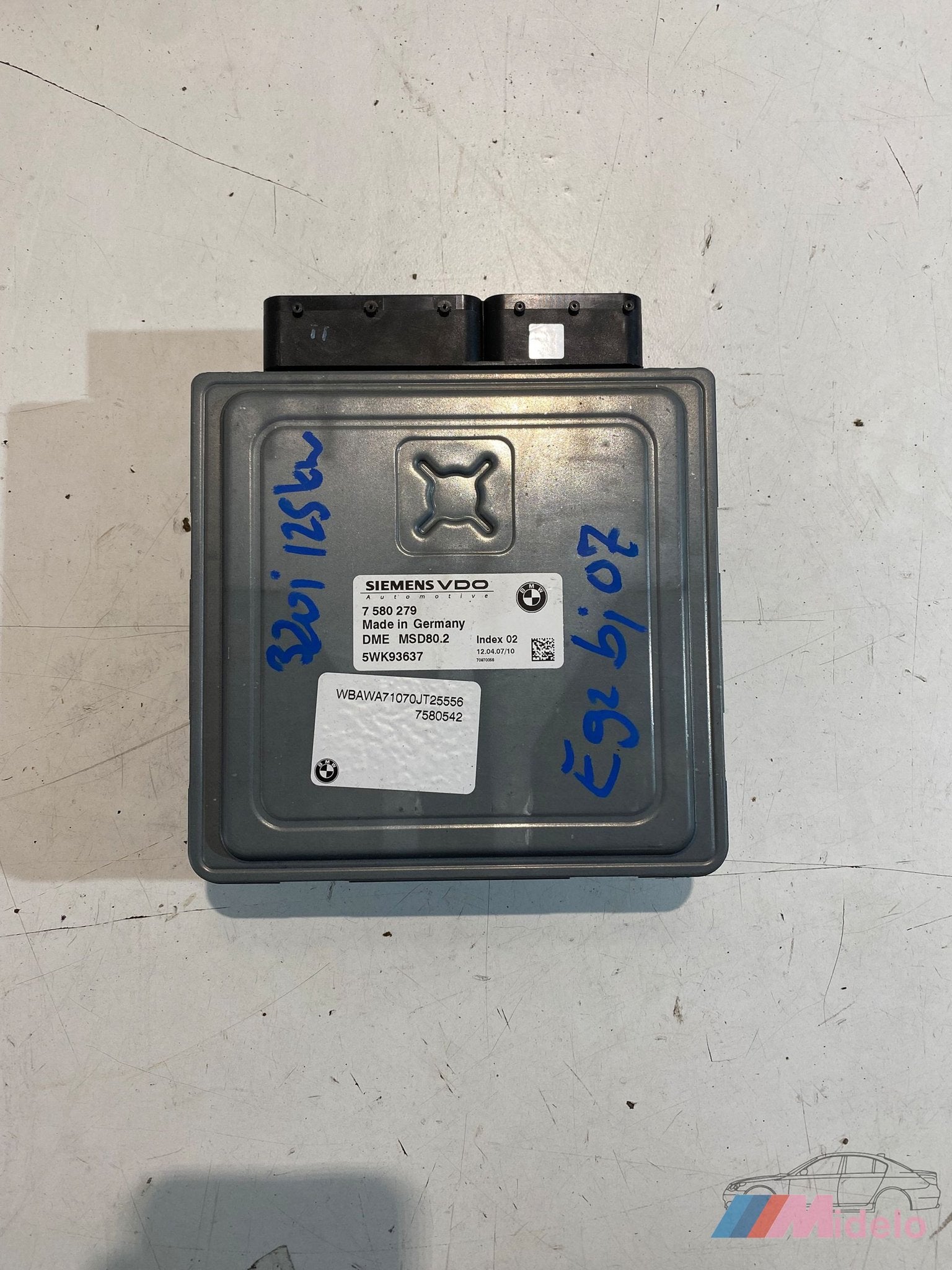 BMW E92 COMPUTER MOTORMANAGEMENT 7580279, -, Utilisé, -, Enlèvement ou Envoi